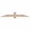 Ekena Millwork Eugene Smooth Timber Gable Bracket, Douglas Fir, 72"W x 12"H x 5 1/2"D x 5 1/2"F, 4/12 Pitch GBW072X12X0606EUG00SDF - alternate 1